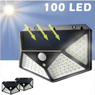 Đèn Năng Lượng Mặt Trời 100 Led Bóng Siêu Sáng