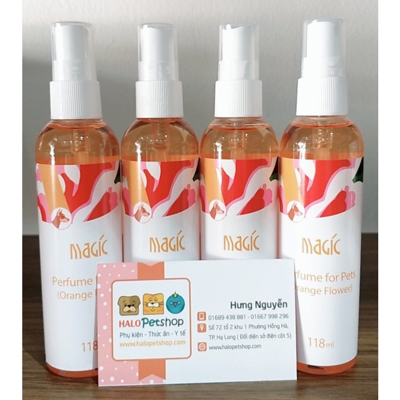 NƯỚC HOA MAGIC MÙI CAM DÀNH CHO CHÓ MÈO