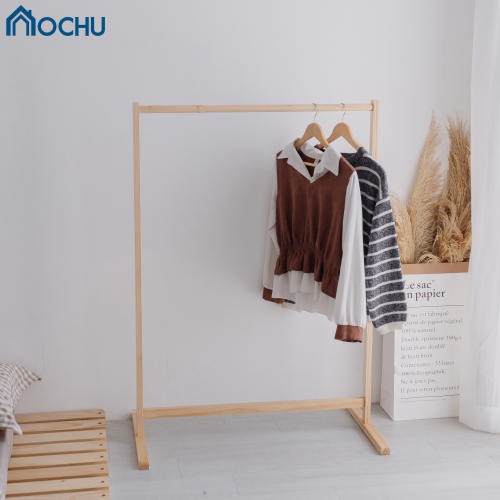 Giá treo quần áo đồ gỗ thông lắp ráp đa năng OCHU SINGLE HANGER Nội thất thông minh decor phòng ngủ