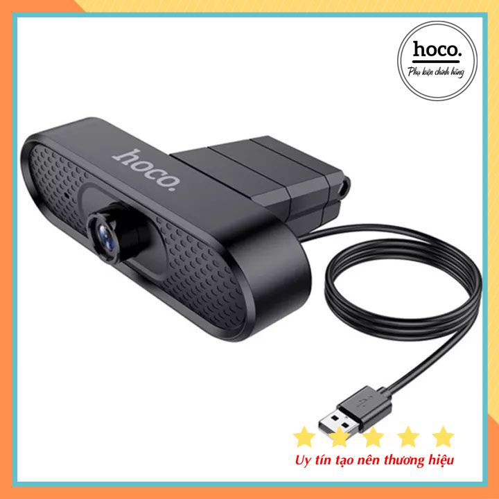 Webcam Cho Máy Tính Laptop Full 1080P Có Mic (Cáp Micro) Hoco DI01 Chính Hãng