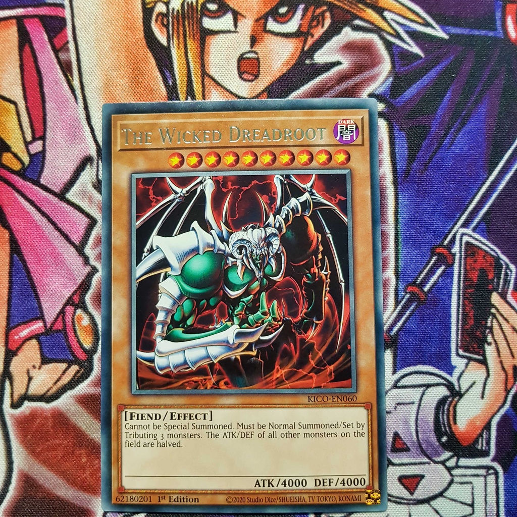 Bộ thẻ bài Yugioh: Tà thần Yugioh Wicked Avatar - Deadroot - Eraser | KICO Rare.