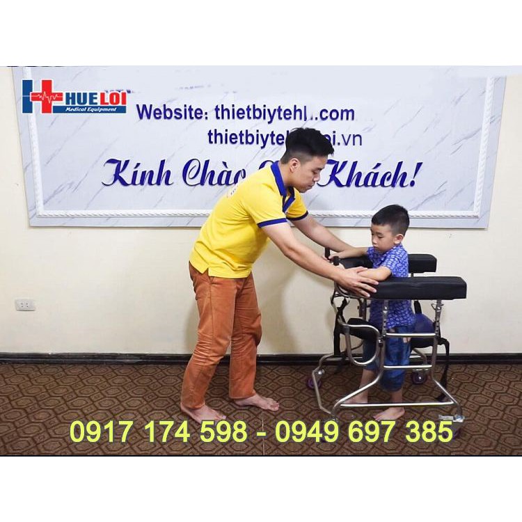 Xe tập đi cho trẻ bại não, Khung tập đứng đi cho trẻ