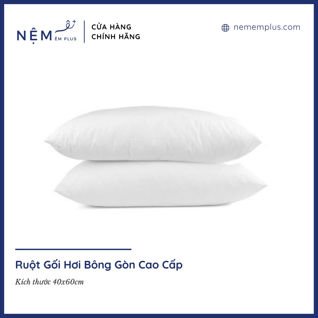 Ruột Gối Hơi Bông Gòn Cao Cấp - Kích thước 40x60cm