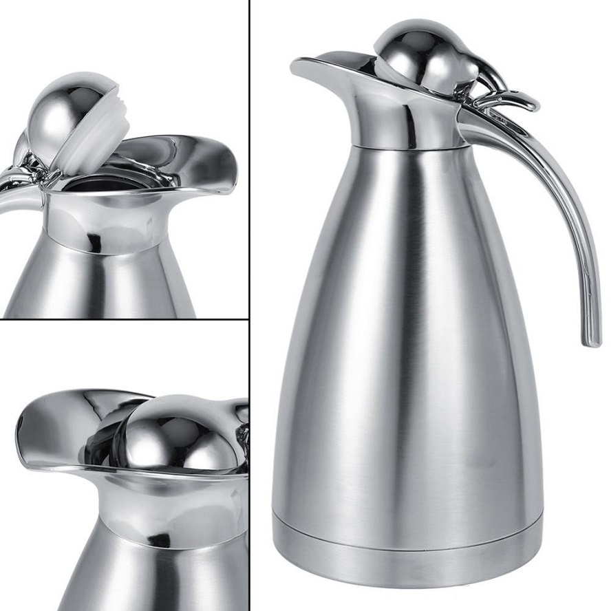 Bình Giữ Nhiệt Nóng Lạnh - Bình Phích Thủy INOX Cao Cấp Dung Tích 2 Lít 101238