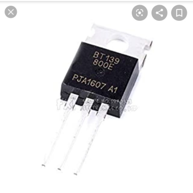 Triac BT139 800v