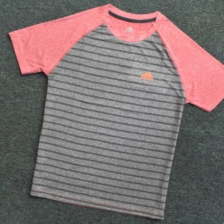 Áo thun cổ tròn raglan nam