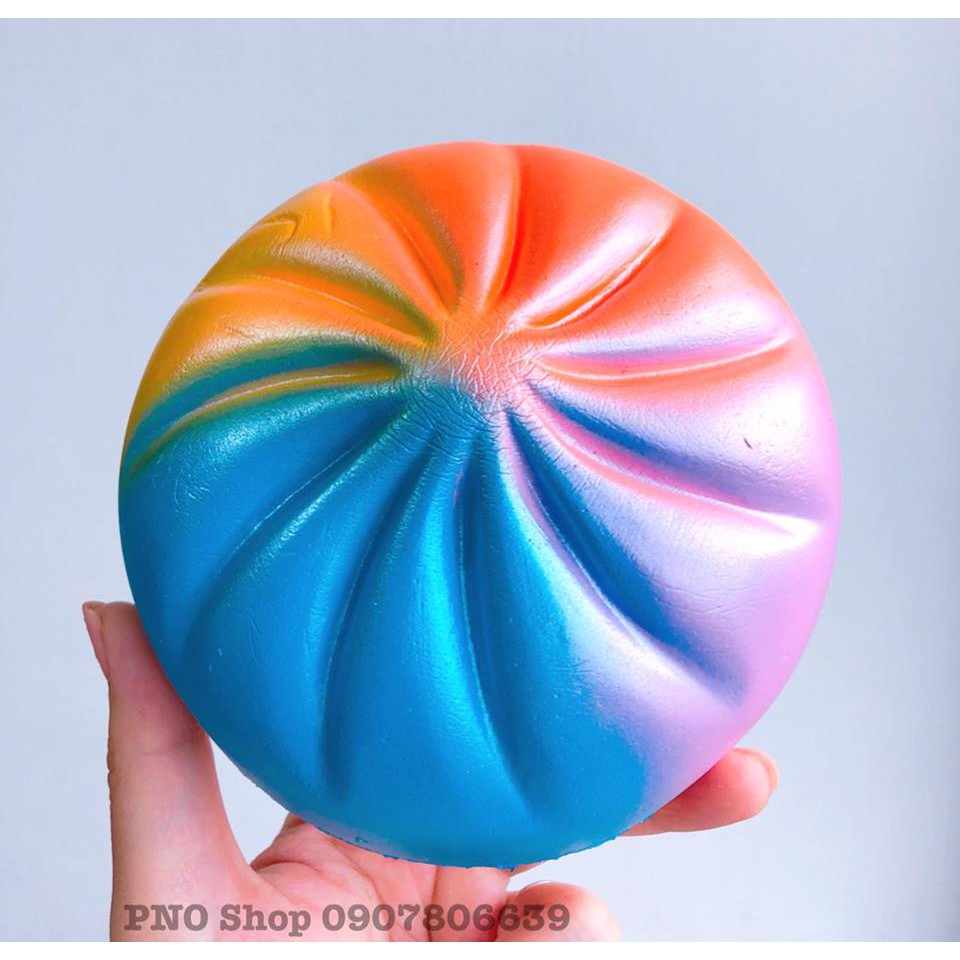 Squishy Bánh Bao Bảy Màu