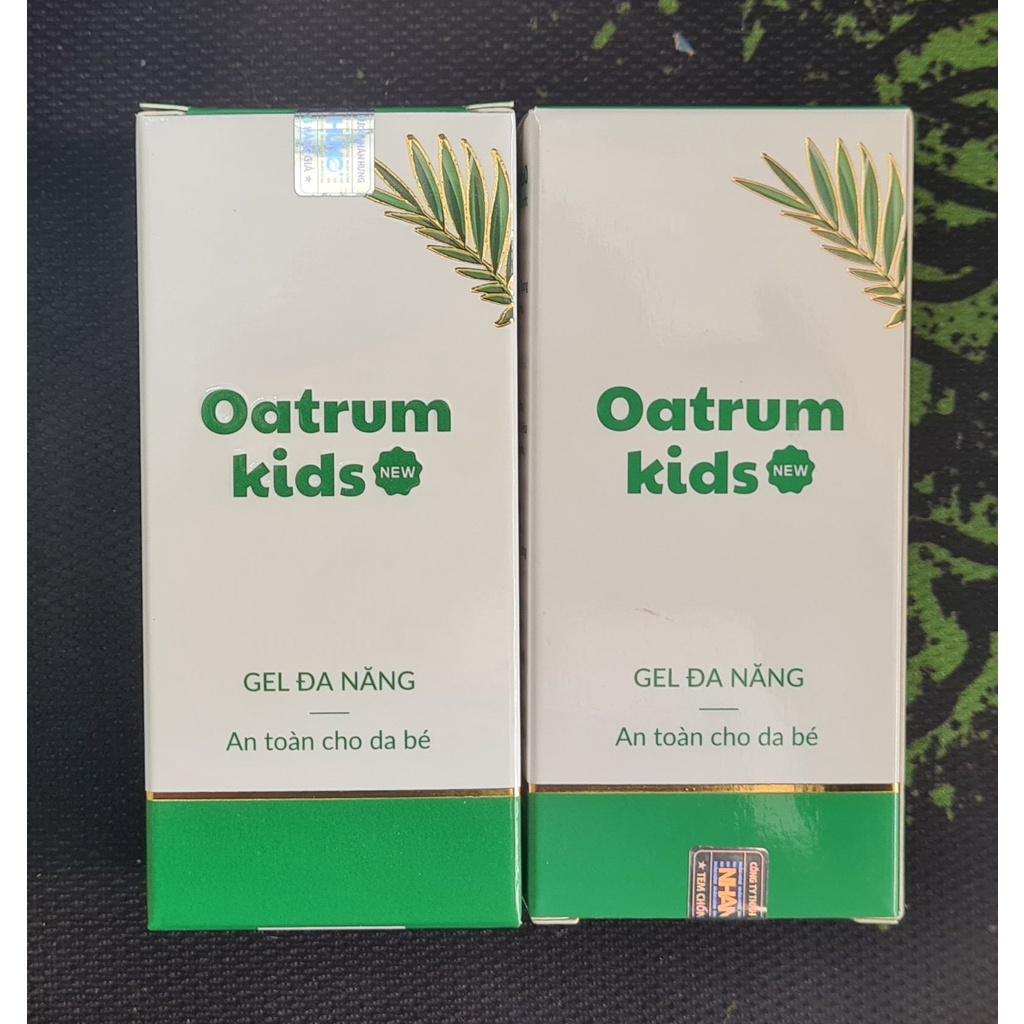 Oatrum Kids New 20g - Gel đa năng an toàn cho da bé. Hỗ trợ kháng khuẩn, giảm viêm, hăm da, viêm da, chàm sữa, rôm sảy