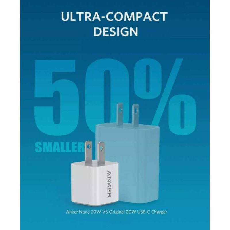 Củ Sạc Anker chính hãng Power port PD Nano 20W - A2634