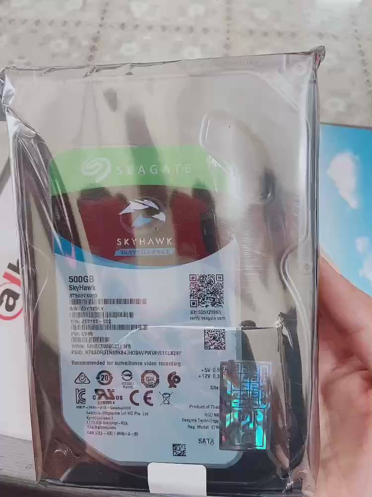 Ổ Cứng HDD 500GB Seagate Skyhawk Chuyên Camera | BigBuy360 - bigbuy360.vn