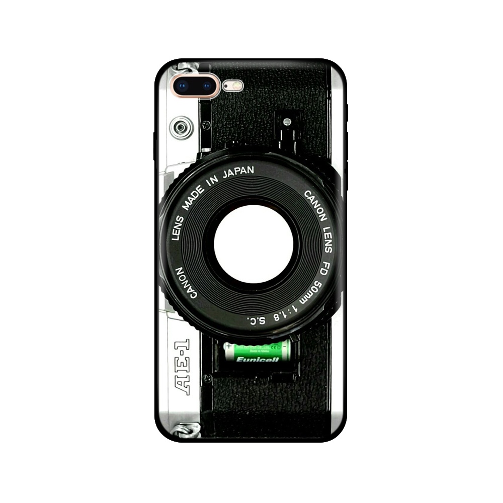 Ốp Điện Thoại Tpu Silicon Mềm Hình Máy Ảnh Cổ Điển Cho Iphone 5s 5 S SE 2020 2016 6s 6 S 7 8 Plus