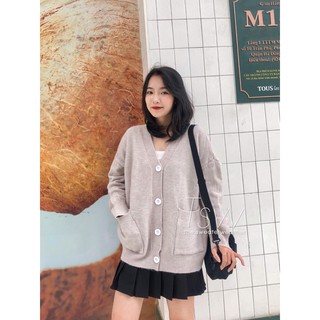 Áo cardigan len mịn cài cúc 002