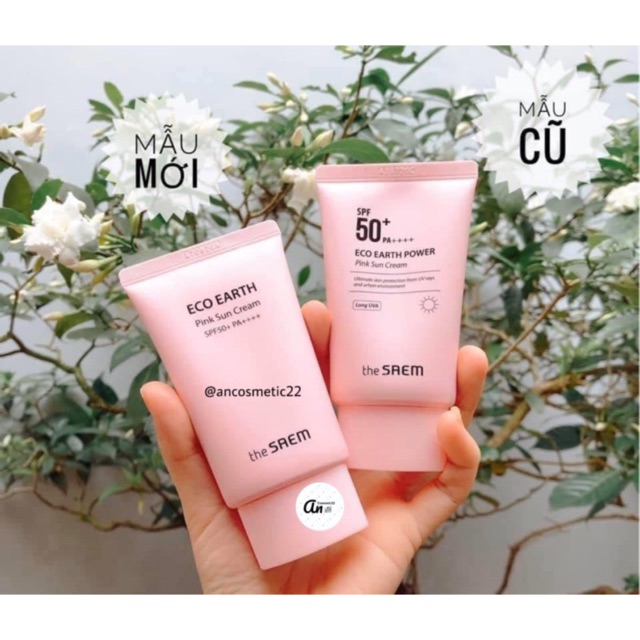 Kem Chống Nắng The Saem Eco Earth Power Pink (SPF 50+/PA)+++ | BigBuy360 - bigbuy360.vn