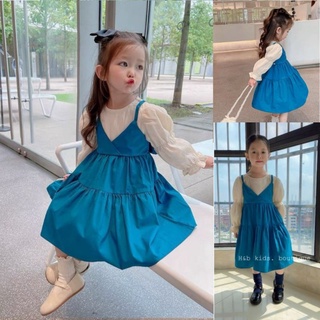 Váy cho bé gái, đầm xòe cho bé, set váy thu đông cho bé gái