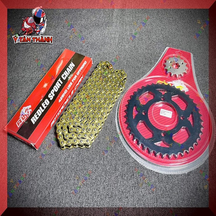 Nhông sên đĩa redleo exciter 135 14T-39T MS616