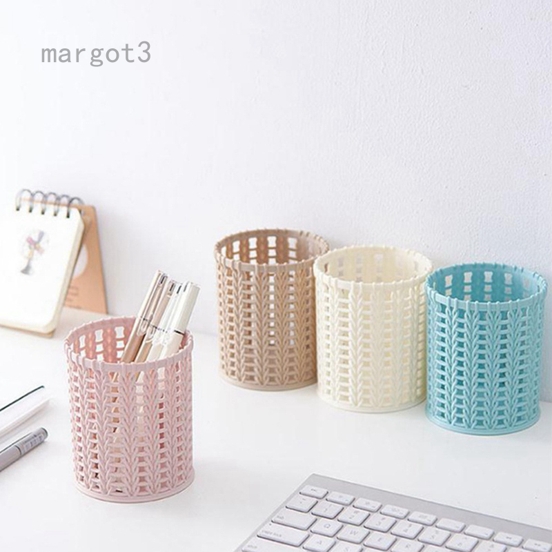 Hộp Đựng Bút Để Bàn Hình Tròn Tiện Dụng