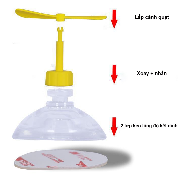 Chong chóng Doremon gắn Mũ bảo hiểm Siêu cute Dễ Thương - Shop phượt Chân Đất