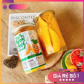 Xoài sấy dẻo không đường 300g, ngọt thơm, ăn vặt Sài Gòn giá rẻ Đà Lạt Heathy Food