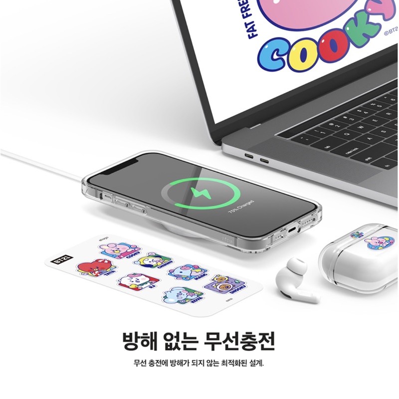 Ốp lưng BT21 Baby x Elago chống sốc iphone 12 nhiều loại | Jelly Candy phone case (chính hãng)