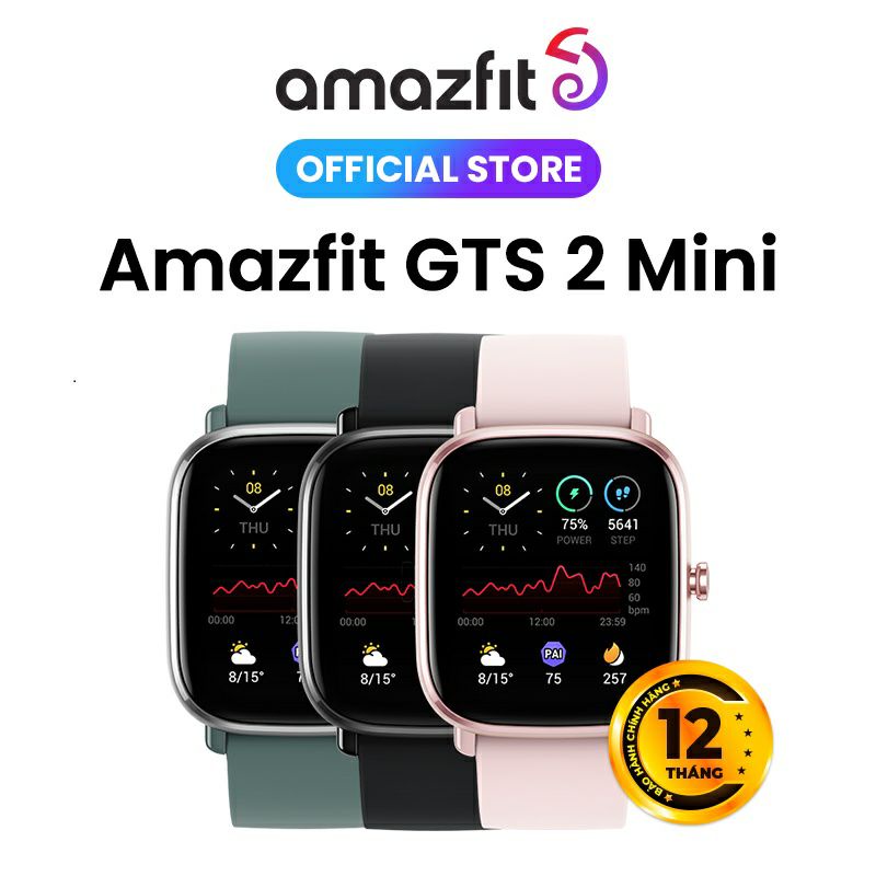 Đồng hồ thông minh Amazfit GTS 2 mini mới 100% fullbox (bản quốc tế)