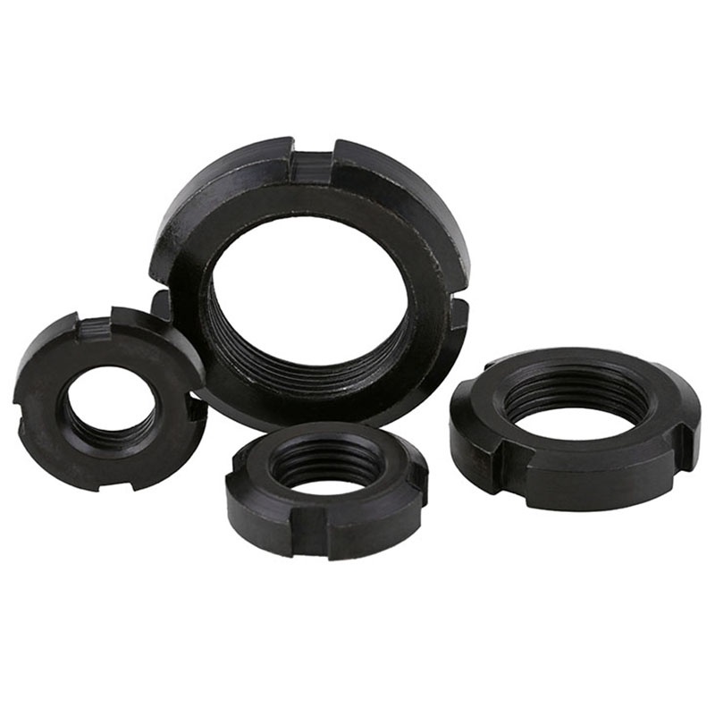 Đai ốc khóa lâu đài hình tròn có rãnh M10 M14 M16 M20 M22 M24 - M60