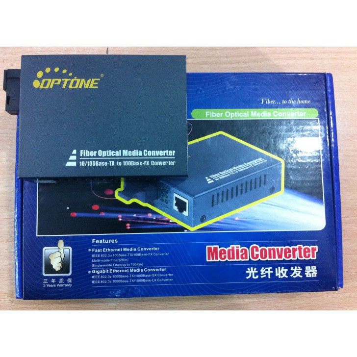 Bộ chuyển đổi quang điện Optone OPT-1201S25 media converter 10/100Mbps