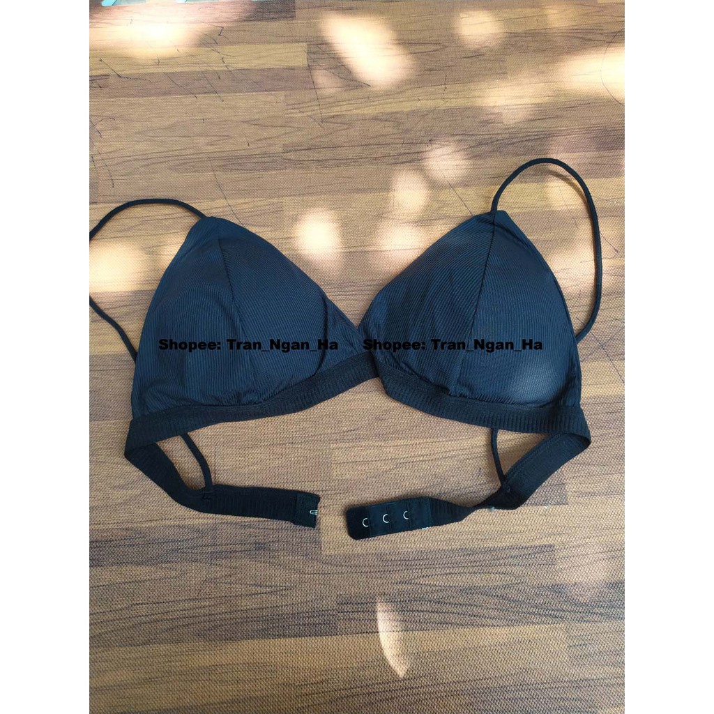 Áo bra 2 dây thun lạnh móc cài sau mã 8819
