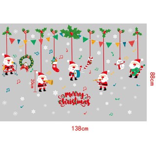 Tranh decal merry christmas
