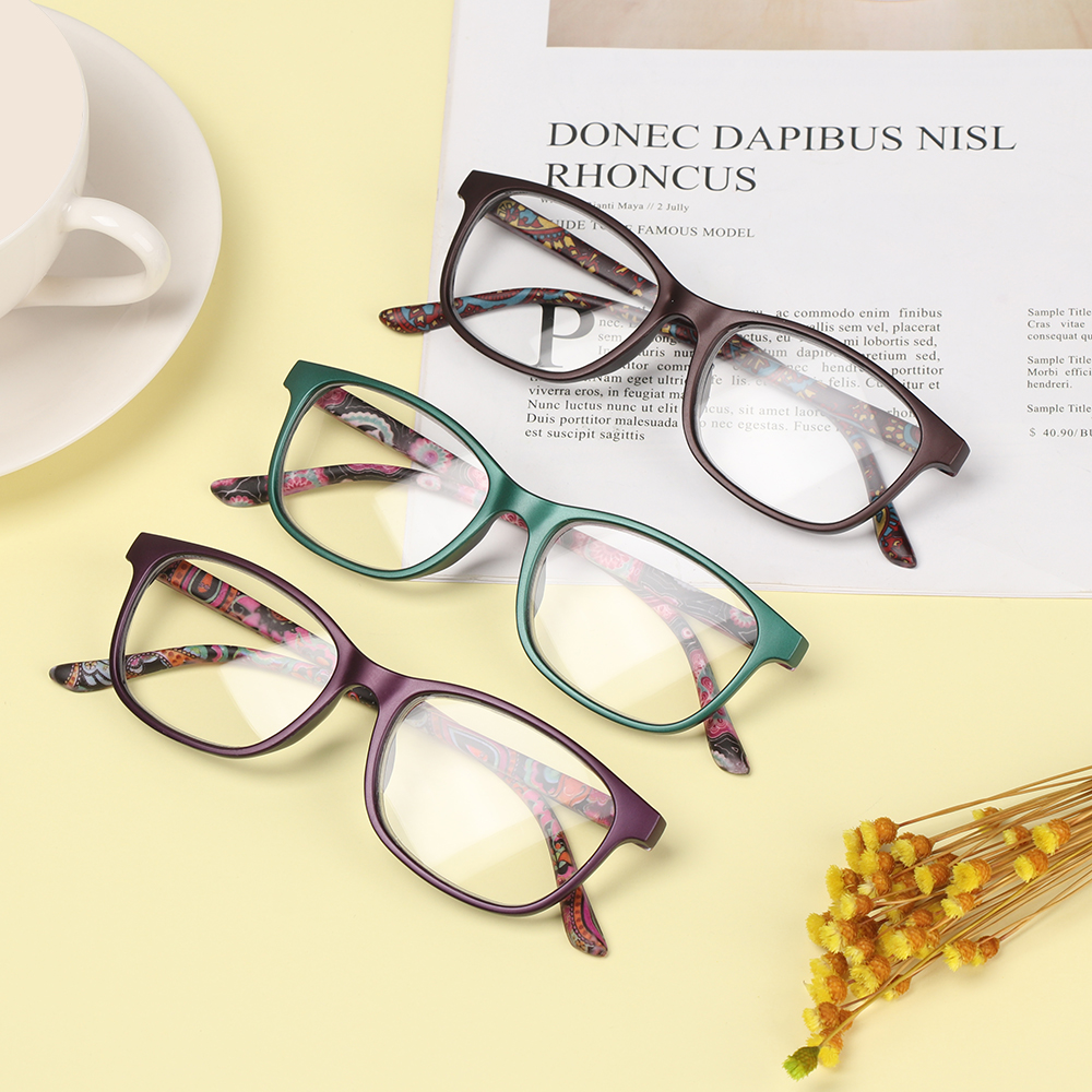 (Hàng Mới Về) Kính Đọc Sách Bằng Nhựa Siêu Nhẹ Softness + 1.00 ~ + 4.0 Dành Cho Nữ