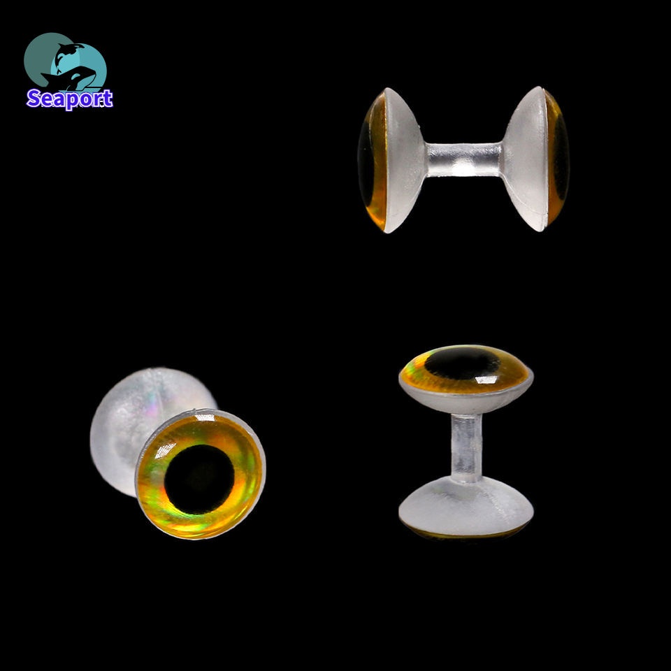 Set 10 Mắt 3D 6mm 8mm 10mm Hỗ Trợ Câu Cá