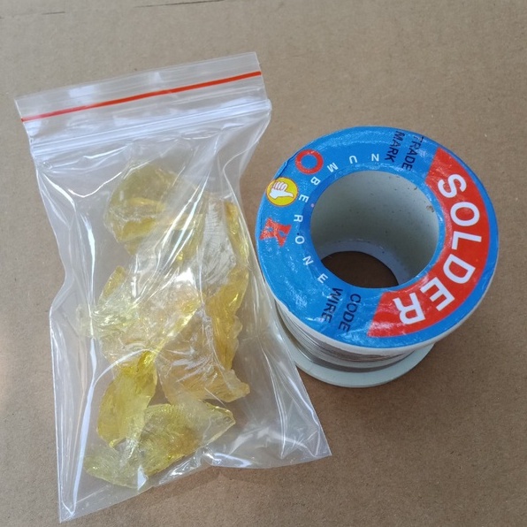 1 cuộn Thiếc hàn Solder 100g và 10g nhựa thông
