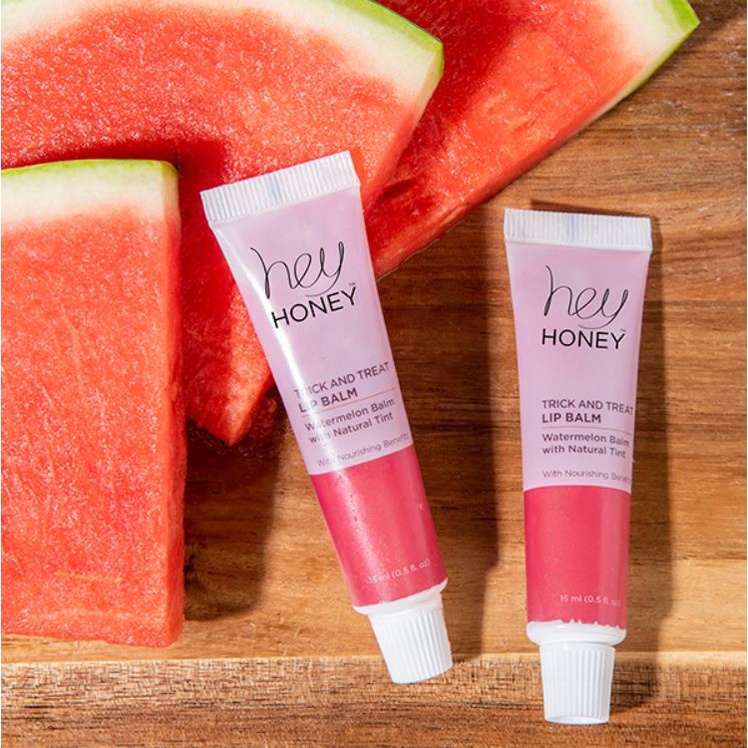 Hey Honey - Son dưỡng Trick And Treat Lip Balm Watermelon Balm with Natural Tint