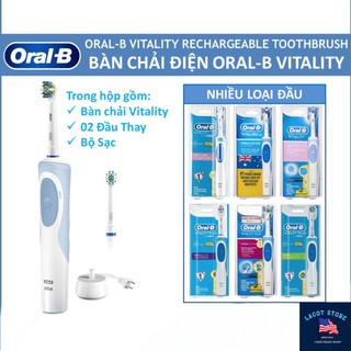 Bàn Chải Đánh Răng Điện Oral-B Vitality - Nhiều loại đầu
