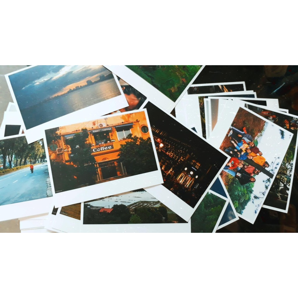 Ảnh Polaroid cỡ 9x12 lụa