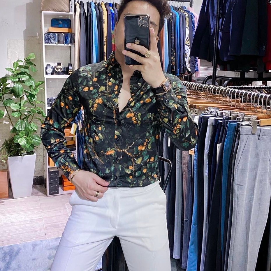 Sơ mi lụa trơn mịn không nhăn không phai không xù