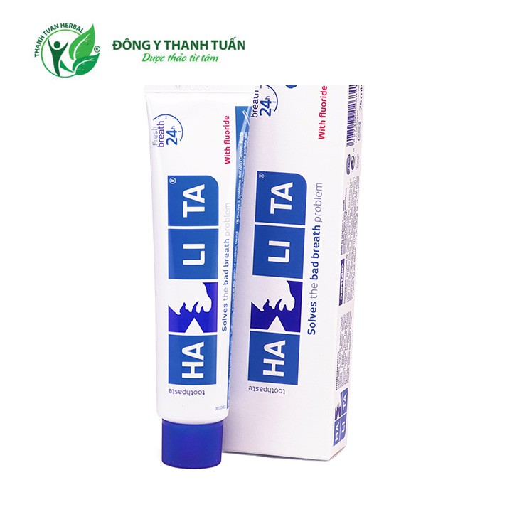 Kem đánh răng hỗ trợ điều trị hôi miệng Halita 75ml - Nhập khẩu chính hãng từ Tây Ban Nha
