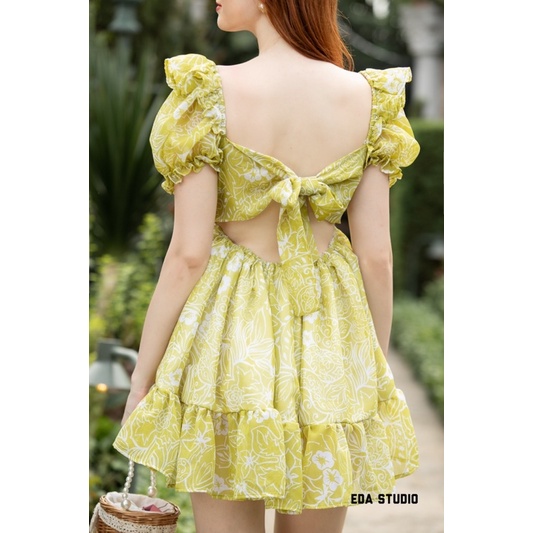 (Ảnh Thật) Đầm Xoè BabyDoll Nơ Lưng - Đầm Nữ Thiết Kế Cao Cấp Designed by EDA