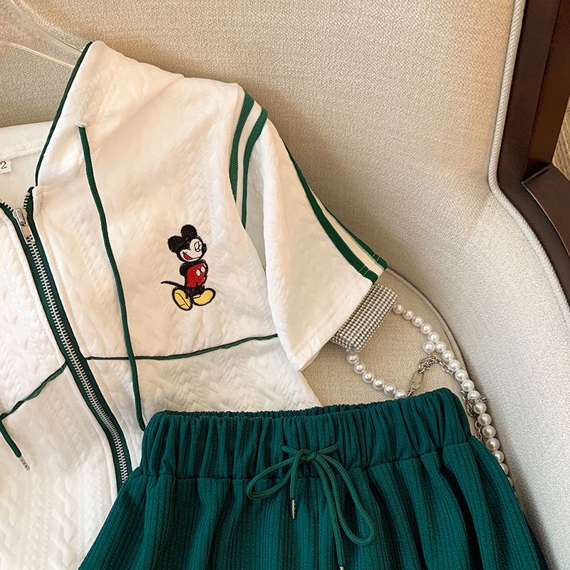 Bộ Đồ cotton Dáng Rộng Thời Trang Mùa Hè Hàn Quốc Mới Cho Nữ