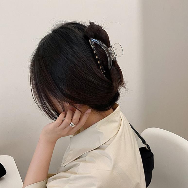 Kẹp Tóc Nữ Trơn Kiểu Dáng Hàn Quốc Thanh Lịch