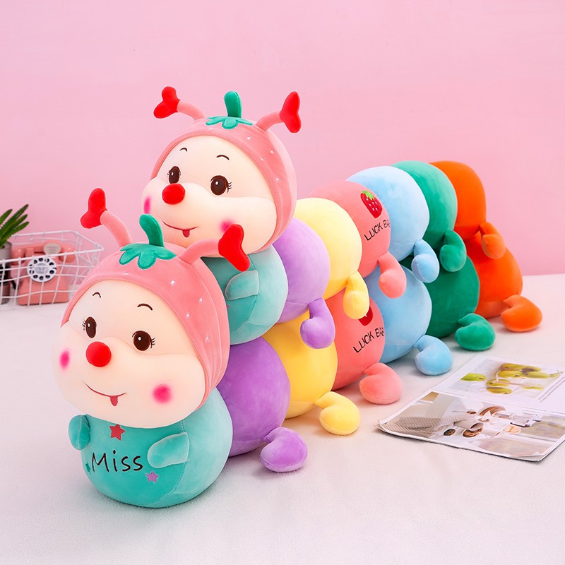 Gối Ôm Nhồi Bông Hình Con Sâu Dễ Thương