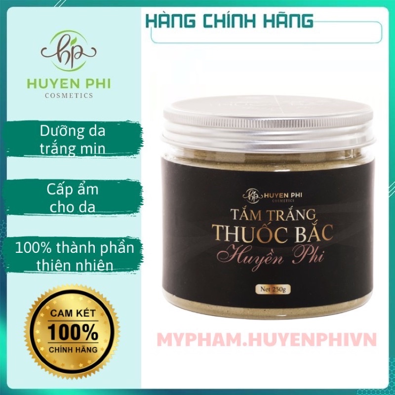 Tắm Trắng Thuốc Bắc Huyền Phi - 100% Thành Phần Thiên Nhiên, Cấp Ẩm, Dưỡng Da Trắng Mịn