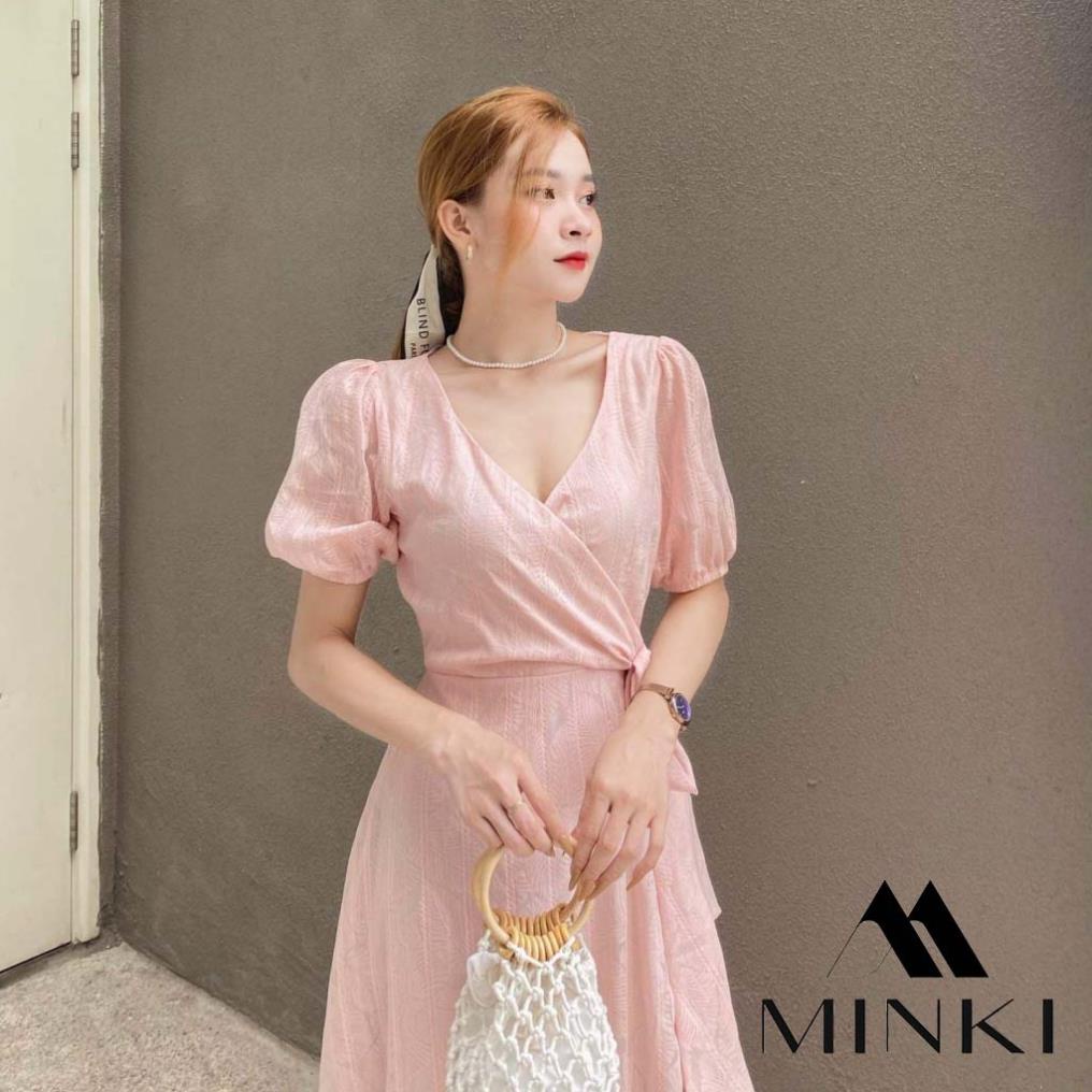 [TTTK] 🌸 ĐẦM TRẮNG HỒNG HOẠ TIẾT CHIẾC LÁ - CHẤT LIỆU CAO CẤP - MÀU TRẮNG / HỒNG | BigBuy360 - bigbuy360.vn