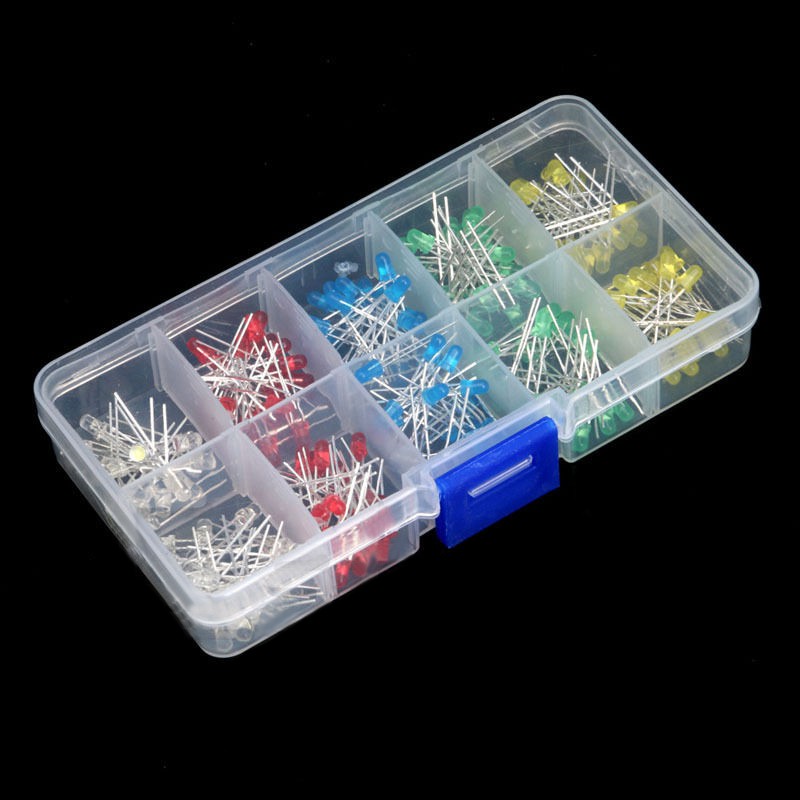 Set 200 Điốt Đèn Led 3mm Nhiều Màu | BigBuy360 - bigbuy360.vn