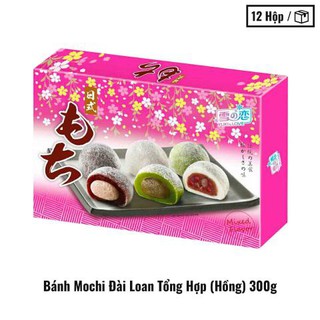 Bánh Mochi Mixed  Yuki&Love Đài Loan 300g ( hồng )