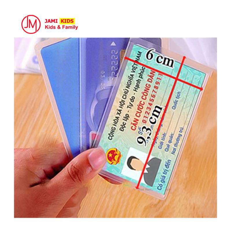 Vỏ bọc thẻ CCCD căn cước công dân, ATM, CMND, bao túi đựng thẻ sinh viên, nhân viên, học sinh, name card, card visit