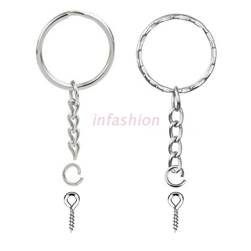 Set 50 Móc Khóa Bạc Làm Đồ Trang Sức