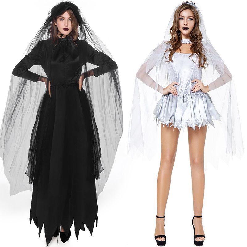 Trang phục hóa trang Halloween cô dâu ma cà rồng độc đáo