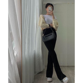 Quần nhung loe ( chất và form siêu đẹp )