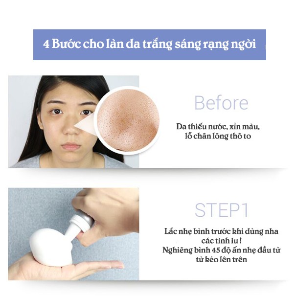 [Mã FMCGM50 - 8% đơn 250K] Mặt nạ sủi bọt thải độc 65ml MKUP Cloudy Deep Pore Cleansing Awakening Mask