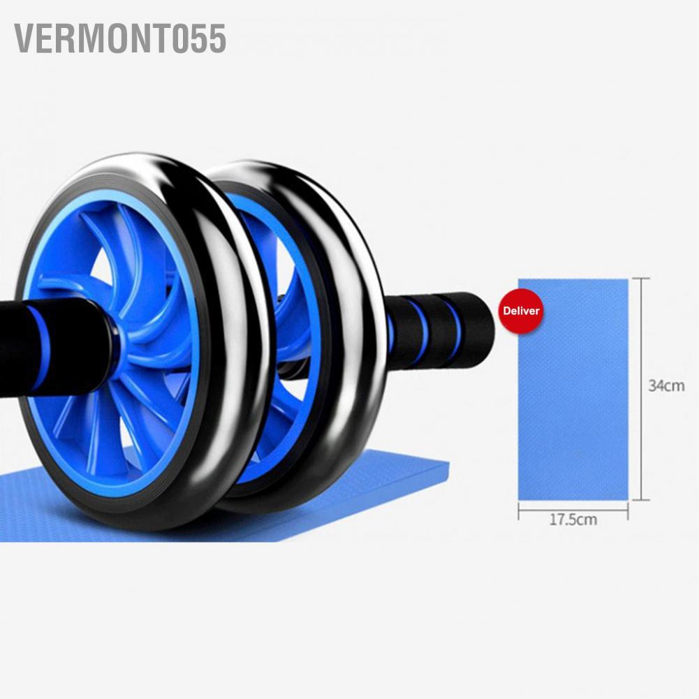 Có thể bán buôn Dụng cụ tập gym thể dục thể thao con lăn tập bụng 2 bánh, máy tập cơ bụng con lăng tập gym ab tại nhà vermont055 Hàng giao ngay